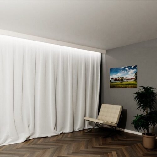 Cache tringle KS02 rectangulaire moderne avec éclairage LED
