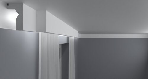 Cache tringle à rideau KS04 avec éclairage LED intégré