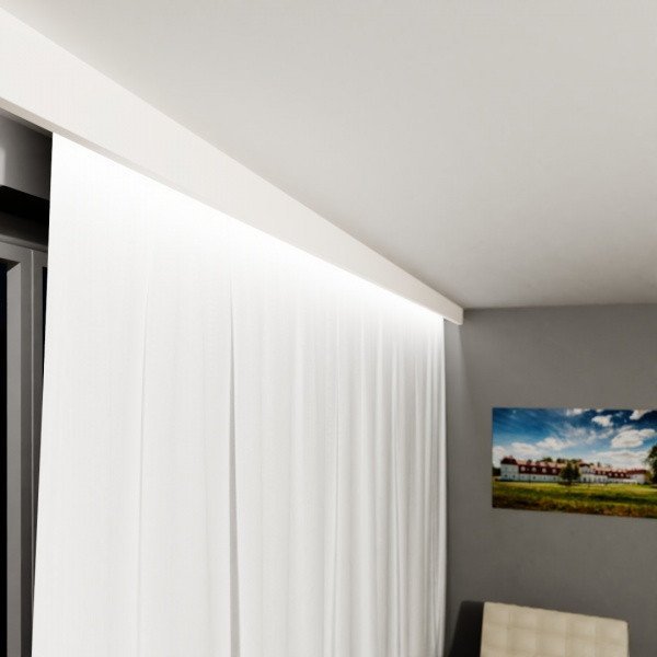 Cache Tringle à Rideau KS04 Design Moderne — vue ambiance