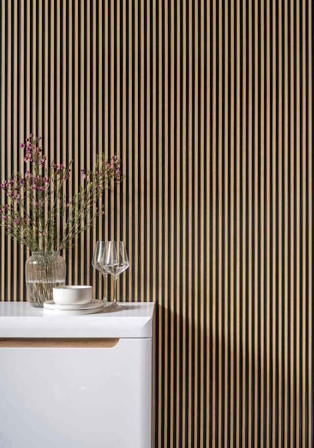 Lamelle Murale Chêne Naturel Collection Stretto L0105T - 200cm