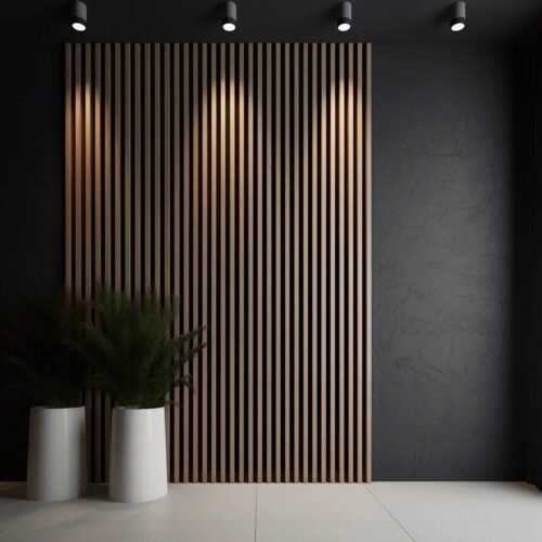 Panneau mural chêne gris Stretto L0103T 200 cm