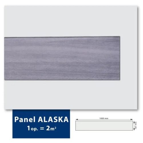 Panneau mural décoratif Alaska 3.34 m² en polystyrène EPS, 20 pièces