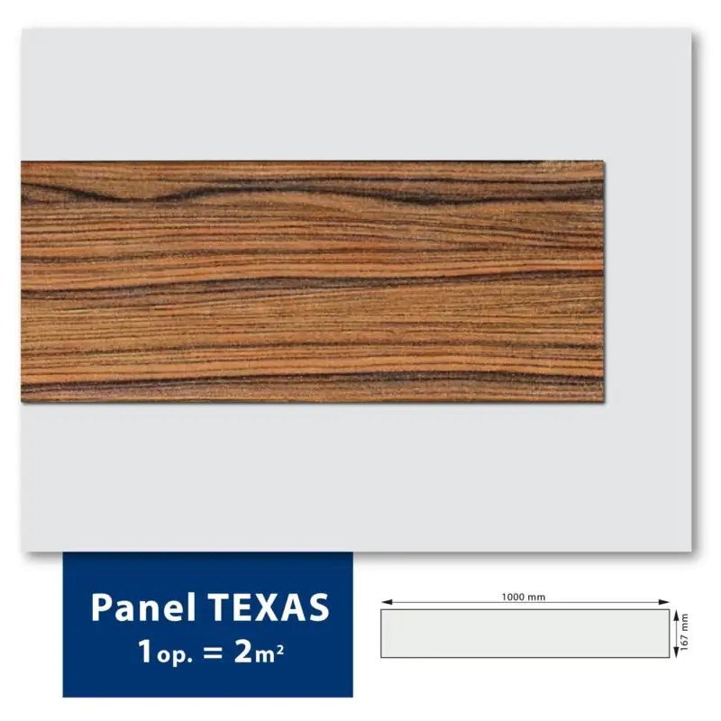 Panneau Mural décoratif TEXAS 3.34 m²- 20 pièces