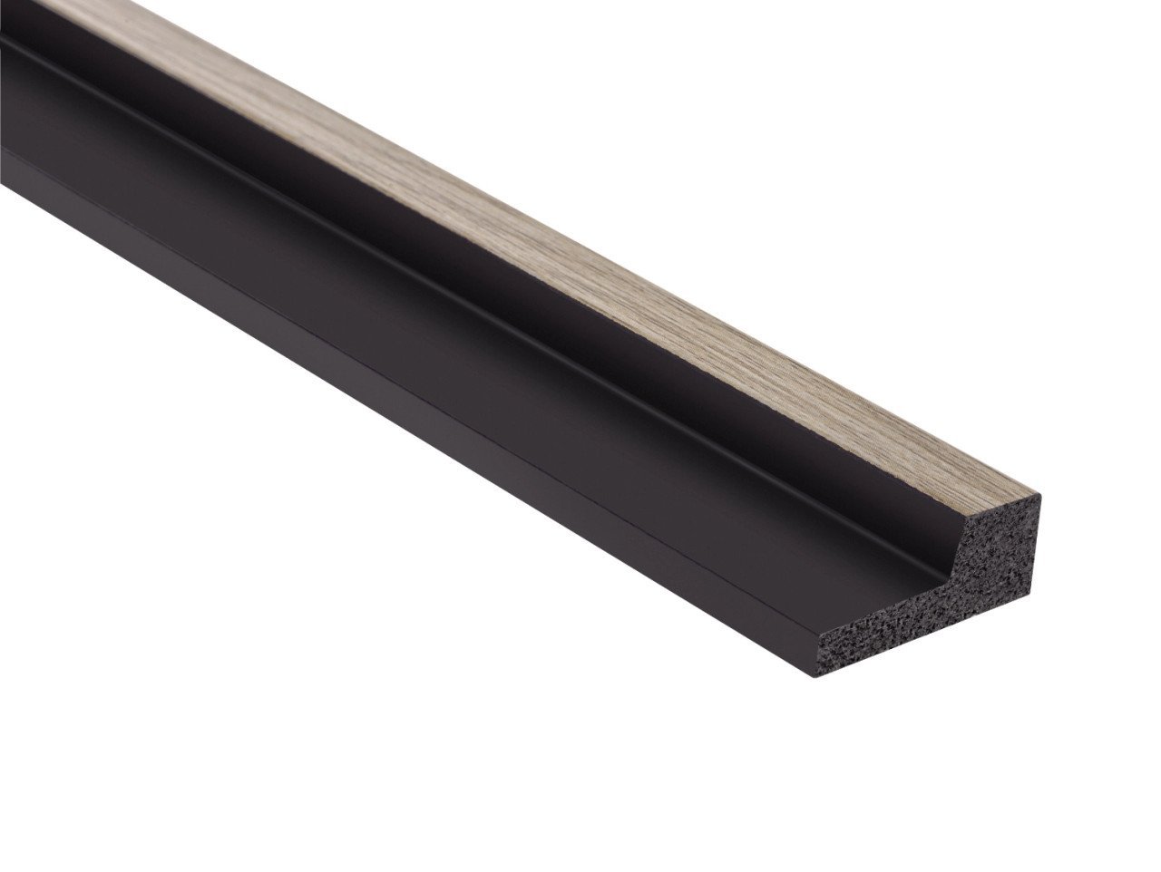 Extrémité droite de latte Stretto L0103RT Chêne gris