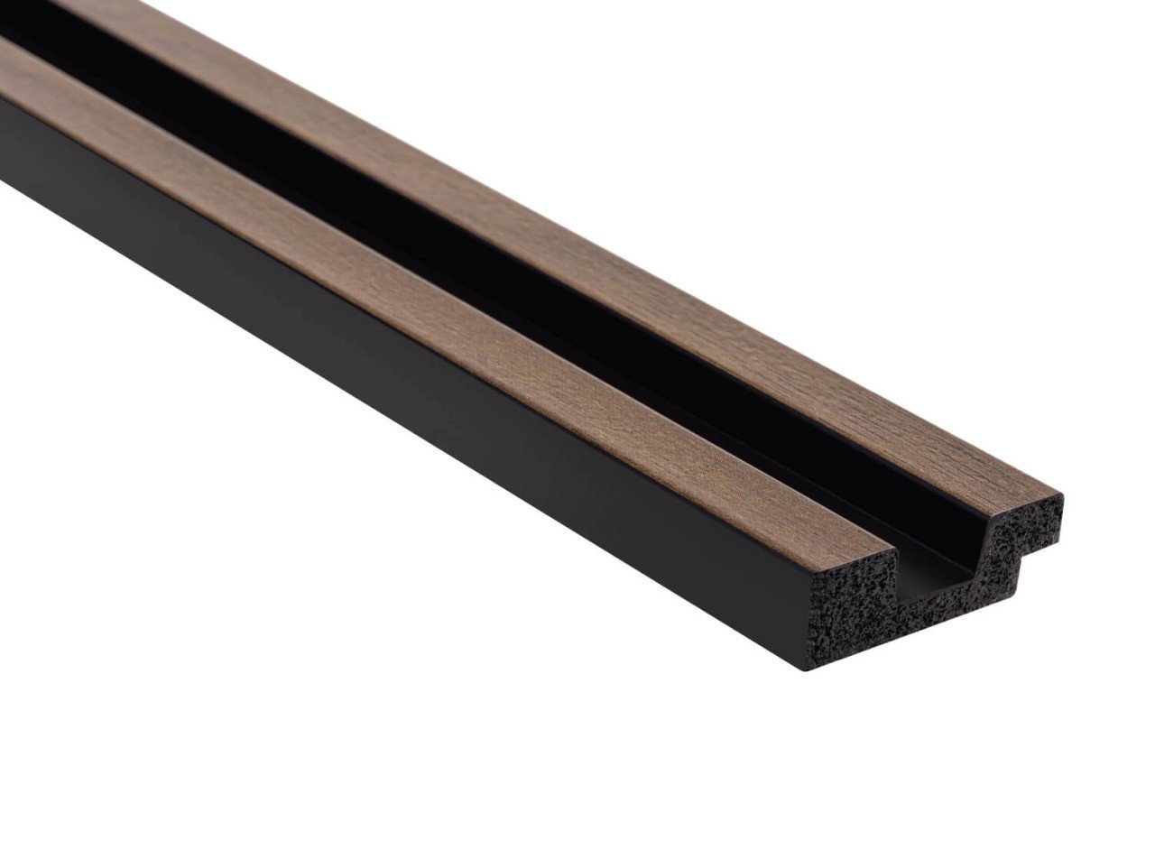 Extrémité gauche de latte Chêne foncé Stretto L0104L - 270cm