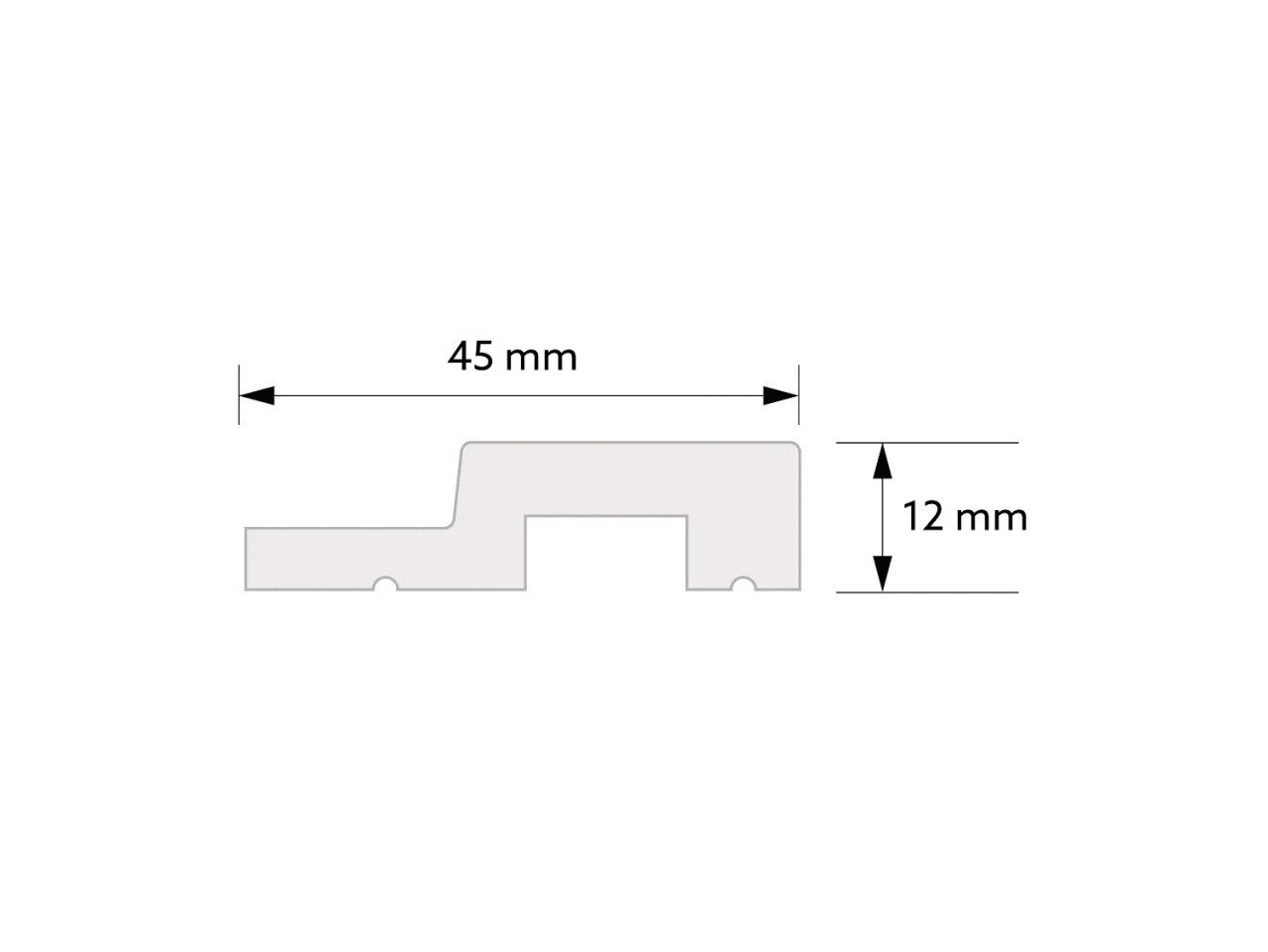 Extrémité droite de latte Medio Premium L0201RP — vue ambiance
