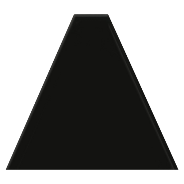 Demi-carreau Carat noir C-BL06 pour murs effet 3D