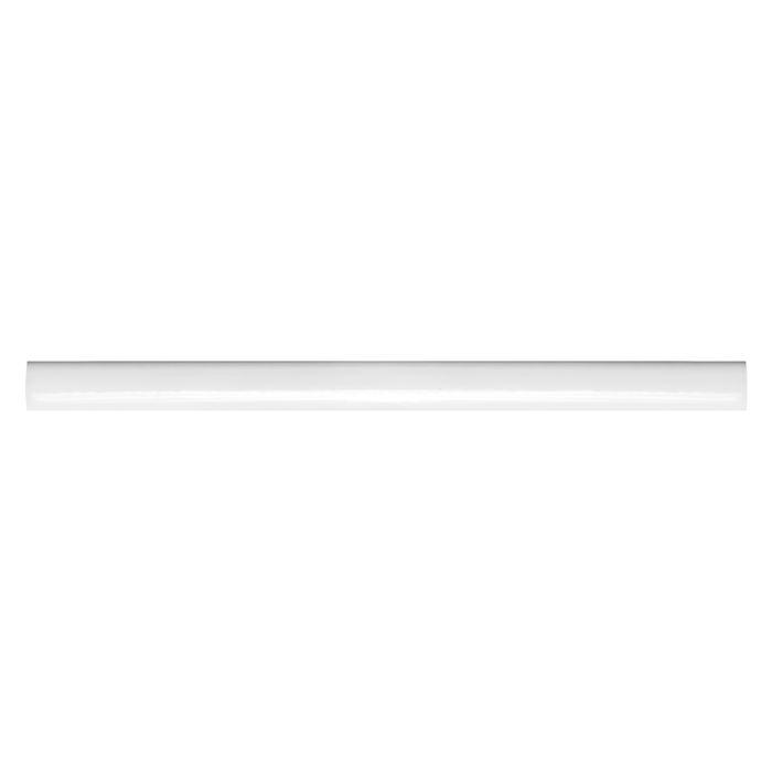 Carreau blanc brillant de forme quart de rond C-WH02 (quart de rond)