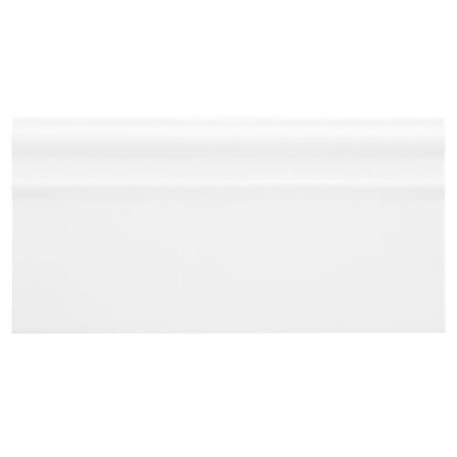 Échantillon C-WH03 jupe mosaïque Carat blanc rectangle décorative