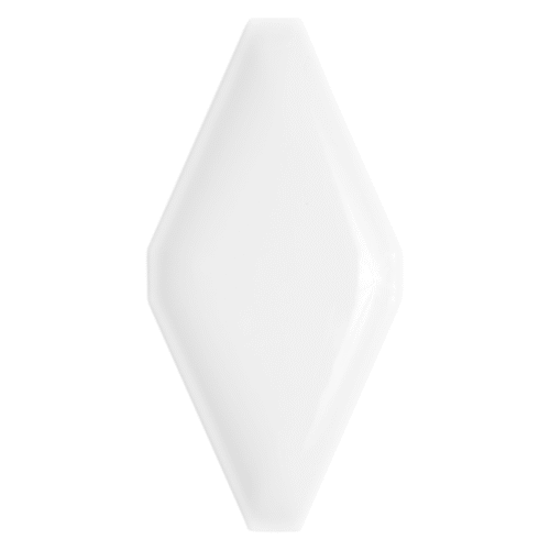 Carat-White-sq-3-1.png Carreau céramique Carat Blanc effet 3D pour murs contemporains