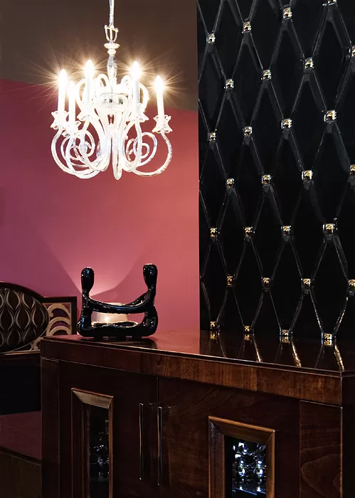 Carreau céramique Carat Noir effet 3D pour murs cuisine salle de bain
