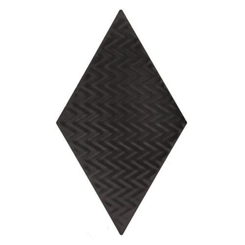 Rombic-Black-04-matt-sq-1.jpg Échantillon Rombic Black 04 mat, mosaïque losange décorative murale