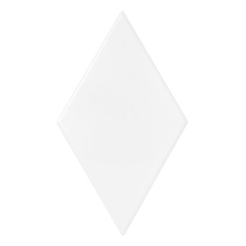 Rombic-White-01-matt-1-2-1.jpg Carreau mural Rombic Blanc 01 mat en porcelaine pour salle de bain et cuisine