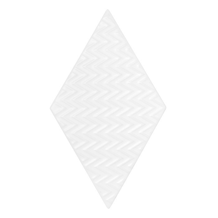 Carrelage mural Rombic Blanc 04 mat