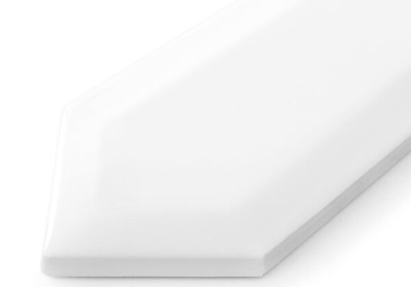 Tritone-White-03-4-1.jpg Carreau céramique Tritone Blanc 03, forme 3D, format 75×227 mm, pour murs de cuisines et salles de bain