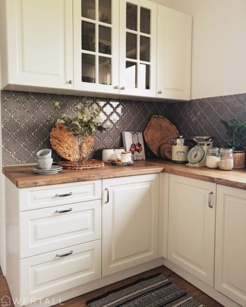 Mosaïque porcelaine gris Arabesco pour murs et sols, style oriental