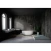 Panneau PVC mat imitation marbre noir veiné blanc 260x90 cm