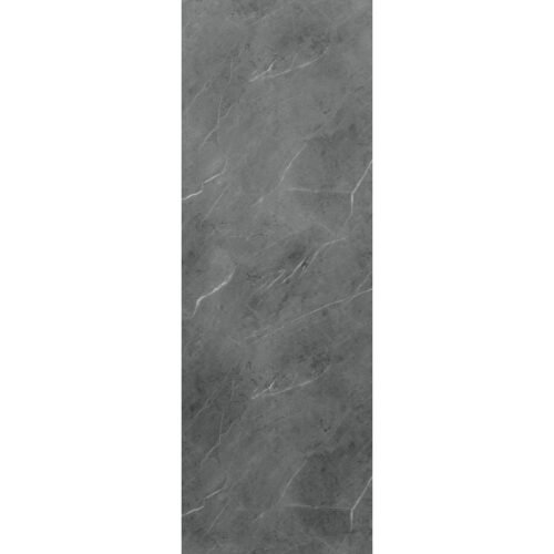 Panneau PVC grand format imitation marbre gris-blanc étanche