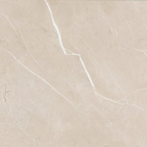 Panneaux PVC imitation marbre beige Crema Marfil, finition mate, 100 % étanche