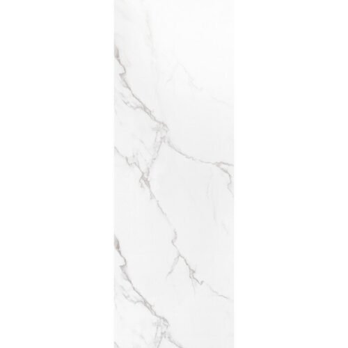 Panneau PVC brillant 260x90 cm imitation Calacatta étanche