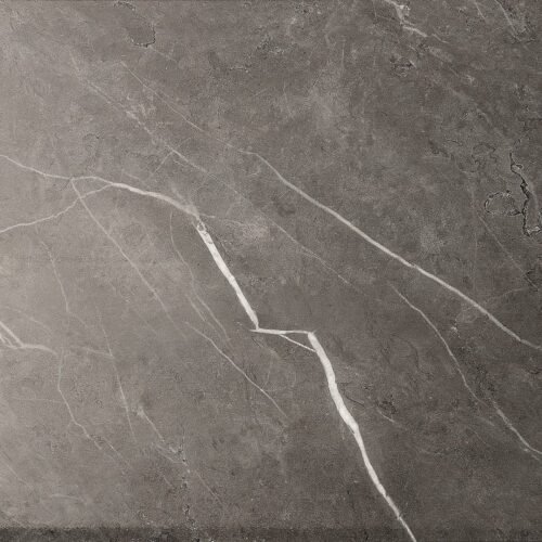 Carreau de vinyle brillant imitation marbre gris en PVC