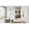 Panneau PVC étanche grand format B59 Derby Masiv XL brillant imitation pierre blanc cassé