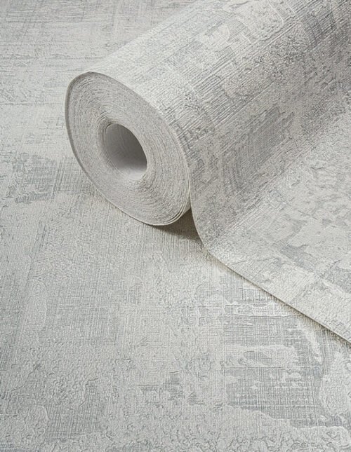 Rouleau de papier peint vinyle rigide art. 9093-10, décalage motif 64 cm