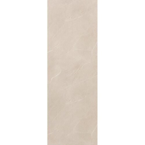 Panneau PVC étanche 260x90 cm, finition mate, imitation marbre Crema Marfil