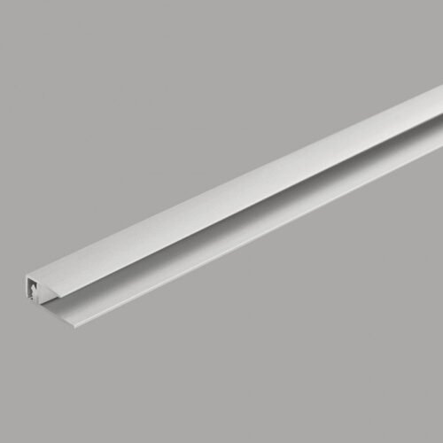 Bande de finition clipsable en aluminium anodisé noir ou aluminium