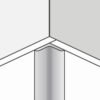Profilé aluminium anodisé 12 mm, angle intérieur pour panneaux