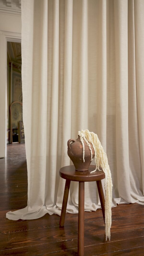 Rideau Deanston 100% polyester 325 cm sans motif