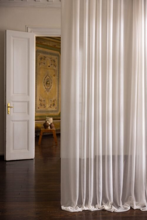 Rideau ANIE 100% polyester, largeur 310 cm, collection Telamor Natural