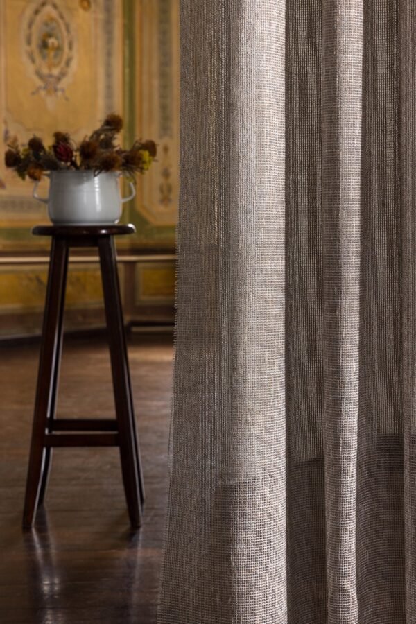 Rideau ARTANE tissu uni 45% polyester 27% acrylique 25% coton largeur 320 cm