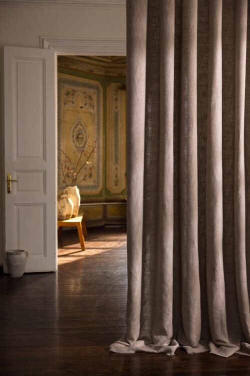 Rideau Ashford tissu plain 52% polyester 48% coton largeur 300 cm