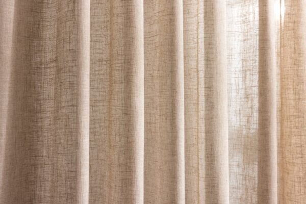 Rideau Bellagio en tissu 70% polyester 30% lin