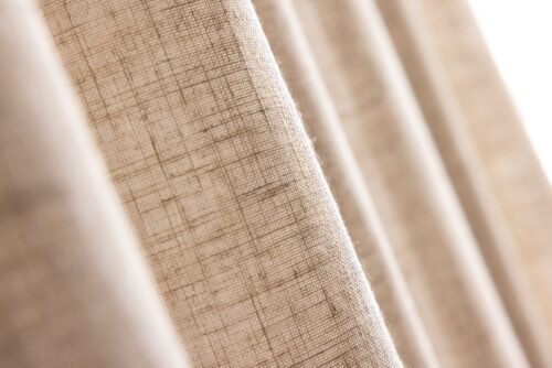 Rideau Bellagio en tissu 70% polyester 30% lin