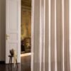 Rideau Deanston 100% polyester 325 cm sans motif beige clair