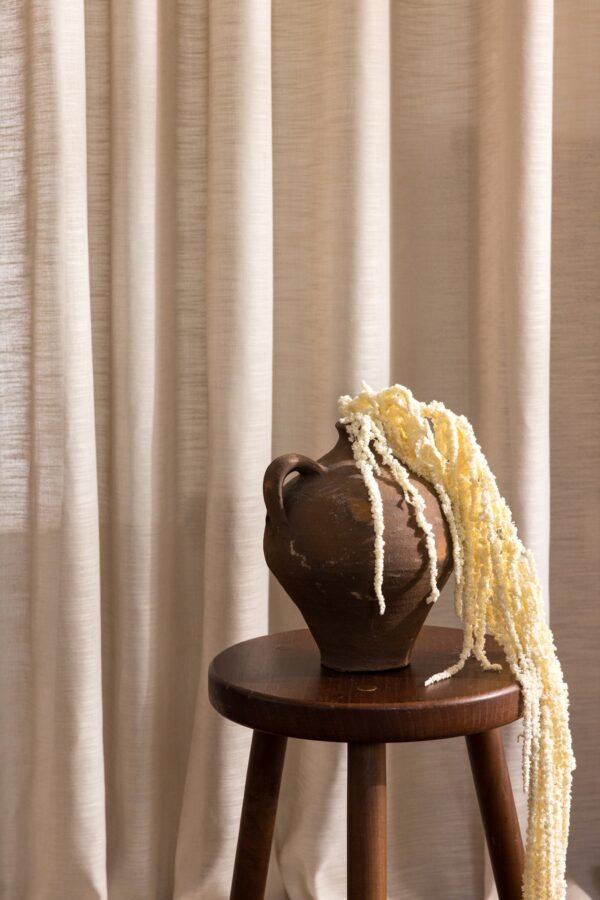 Rideau Deanston 100% polyester, 325 cm, uni, collection Telamor Natural