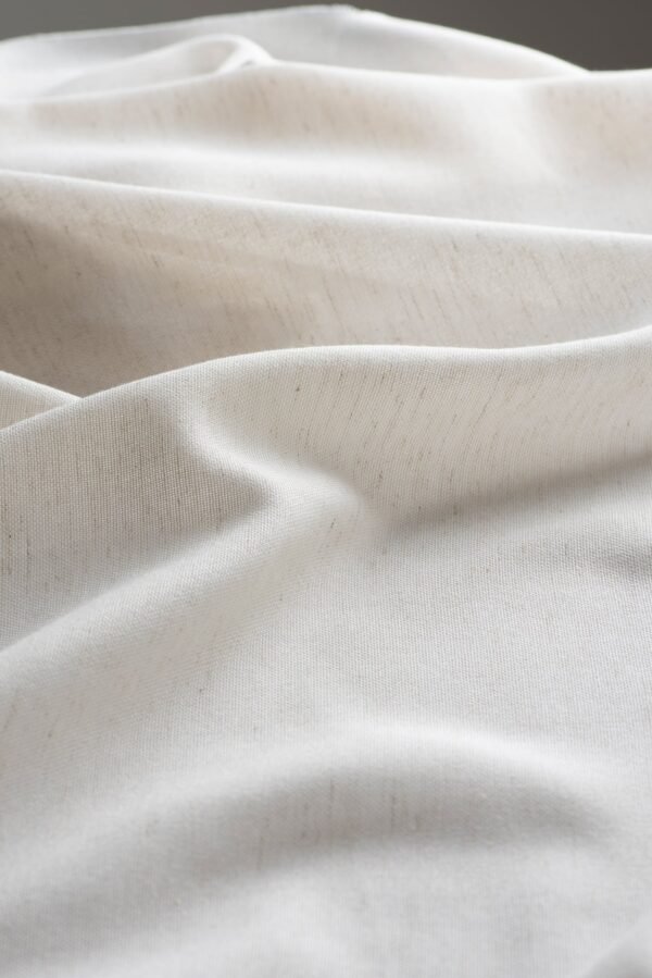 Rideau JACKTON en tissu plain 81% polyester, 15% coton, 4% lin