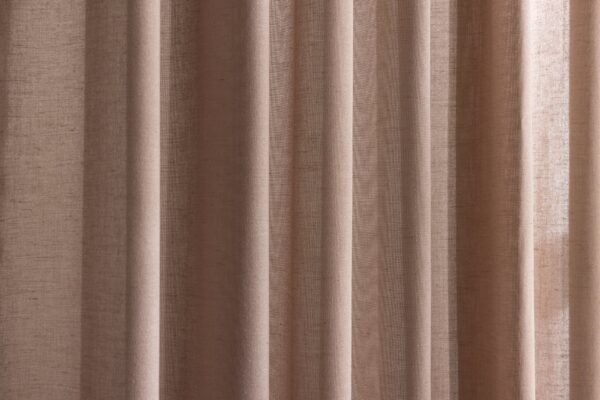 Rideau JACKTON tissu plain 81% polyester 15% coton 4% lin