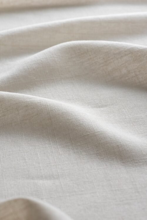 Rideau LUNA en lin 100% naturel, largeur 280 cm, couleur uni