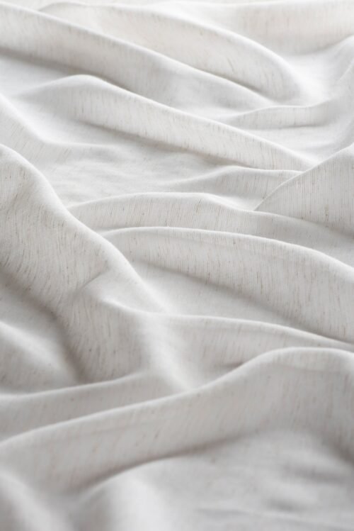 Rideau MONIVEA en mélange polyester-coton-lin, largeur 320 cm, collection Telamor Natural