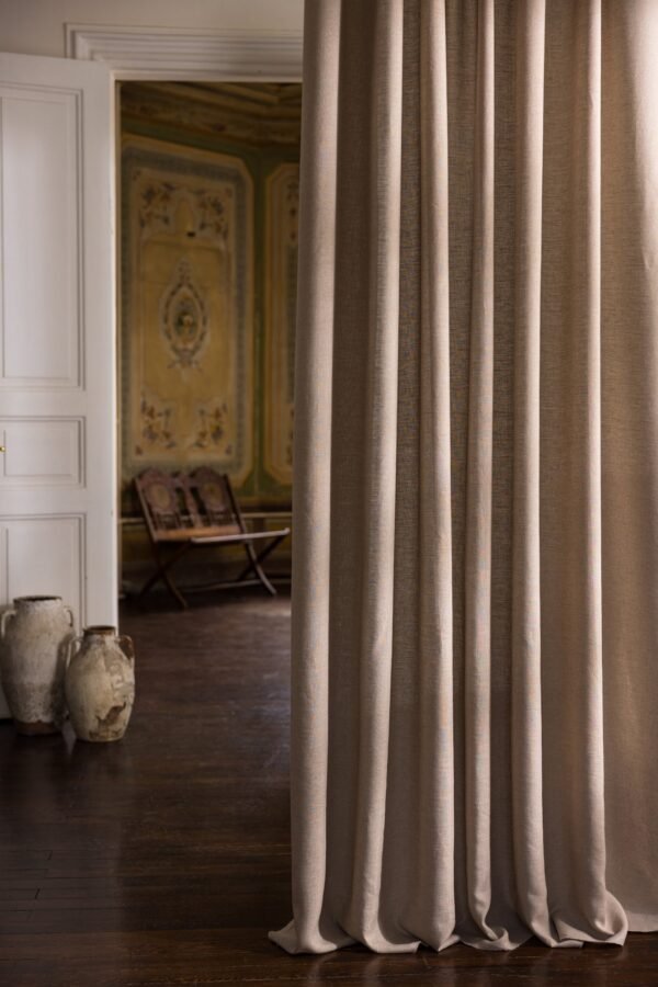 Rideau ORO en lin 100%, 290 cm, collection Telamor Natural