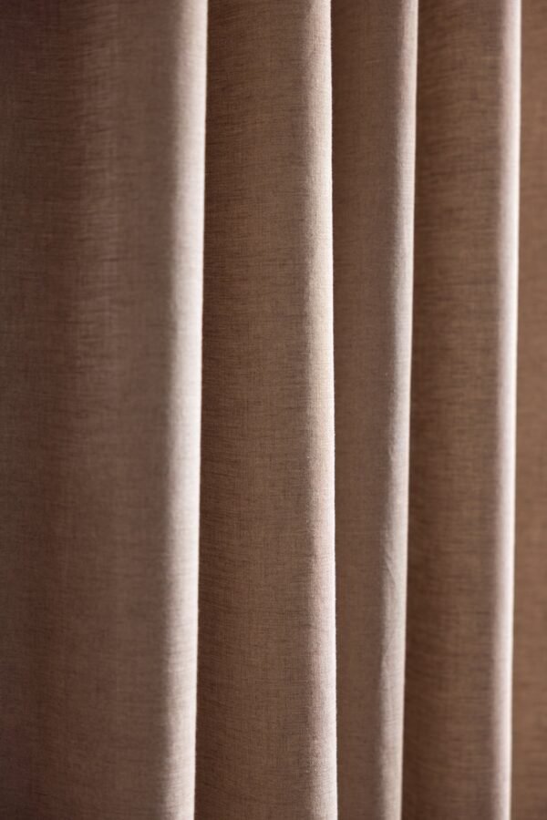 Rideau ORO en lin 100%, 290 cm, uni, collection Telamor Natural