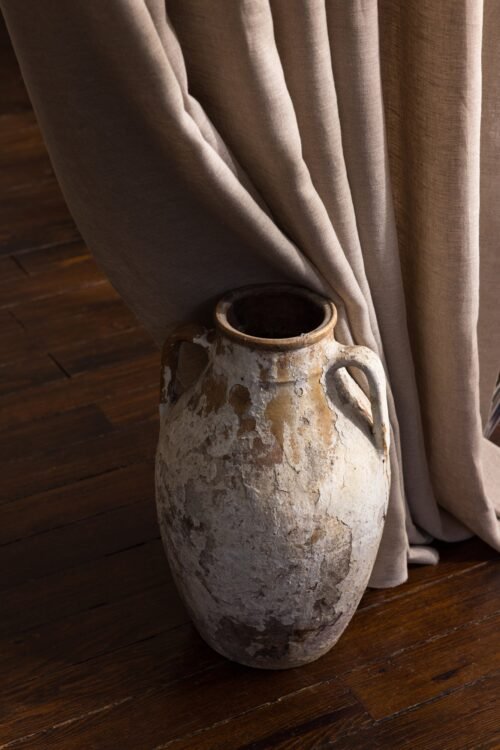 Rideau ORO en lin 100%, largeur 290 cm, couleur naturelle