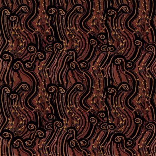 Papier peint Samarkande avec motifs géométriques et arabesques traditionnelles