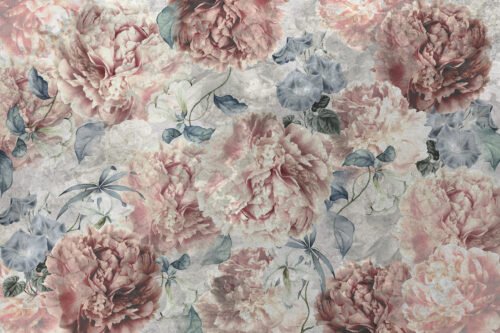 Papier peint Five o'Clock motif floral vintage 450x300 cm