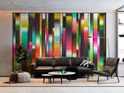 Papier peint Neony motif dynamique 500x300 cm