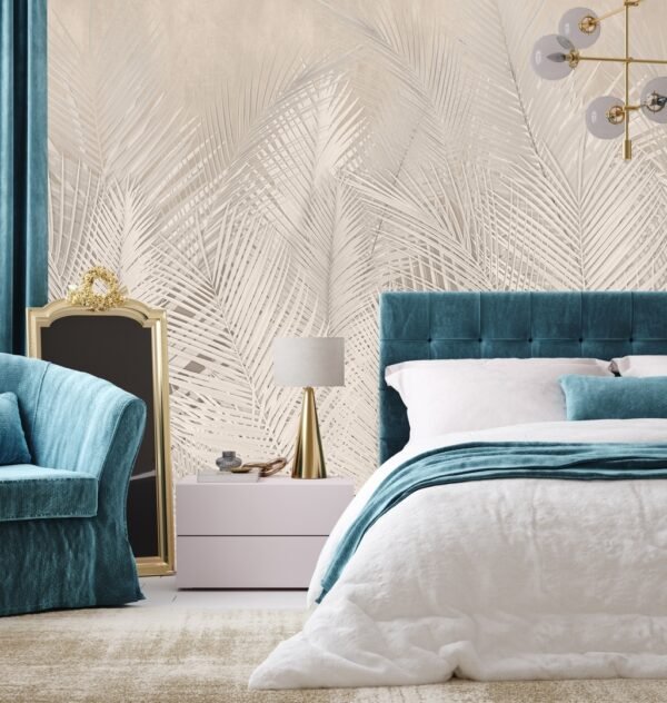 Papier peint Bal Palm avec motif feuilles de palmier exotique