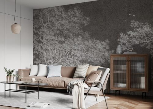 Papier peint Raffiné de la collection Maison Drapeé pour mur 500x300 cm